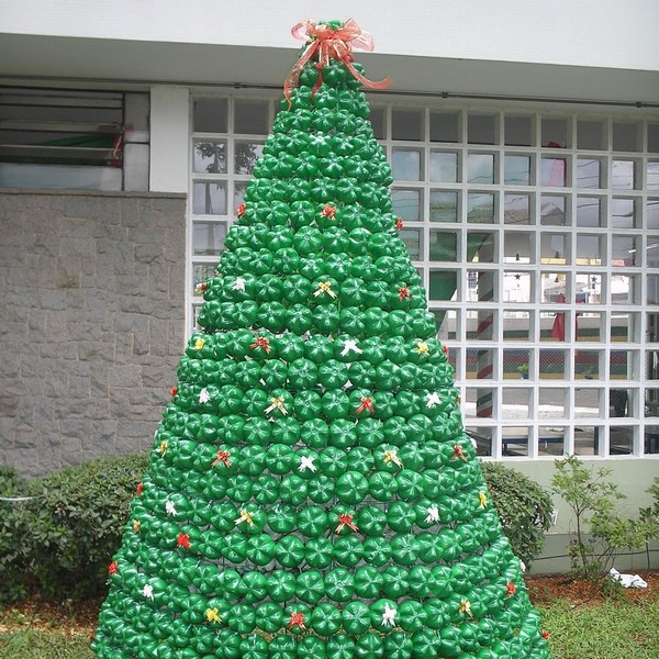 Árvore de Natal Reciclada