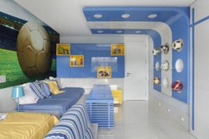 Decoração para quarto de menino azul