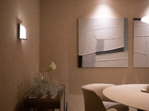 Iluminação valorizando texturas e composição do ambiente