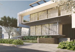 detalhe de acabamento em residência de luxo com marcenaria sob medida