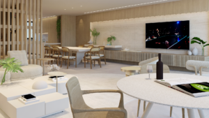 Apartamento com projeto de interiores personalizado